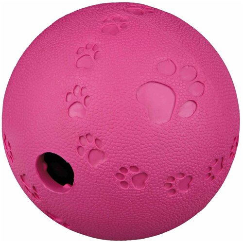 Мяч для лакомств, резина, Trixie (товары для животных, ф 7 см, цвета в ассортименте, 34941)
