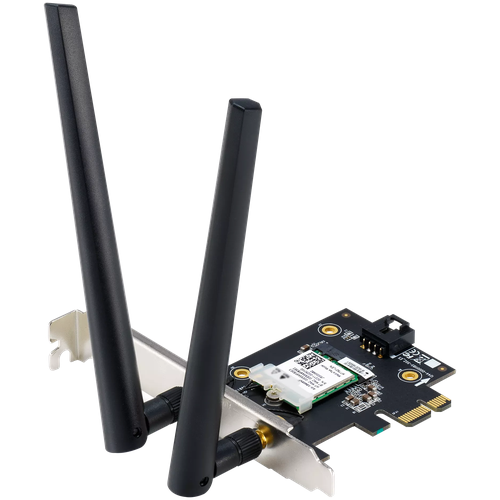 WiFi и Bluetooth адаптер ASUS AXE5400 PCI Express (ант.внеш.съем) 2ант.