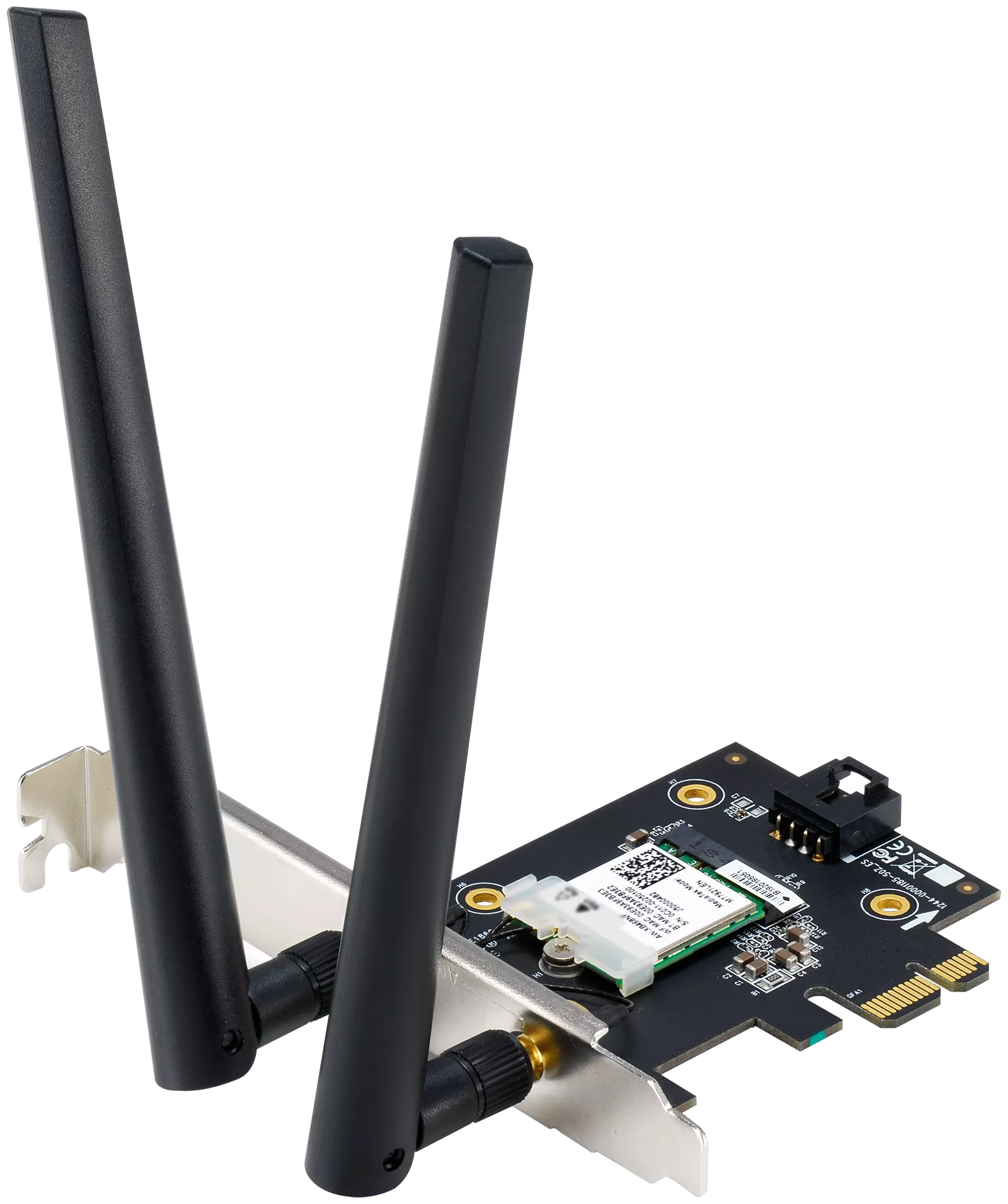 WiFi и Bluetooth адаптер ASUS AXE5400 PCI Express (ант.внеш.съем) 2ант.