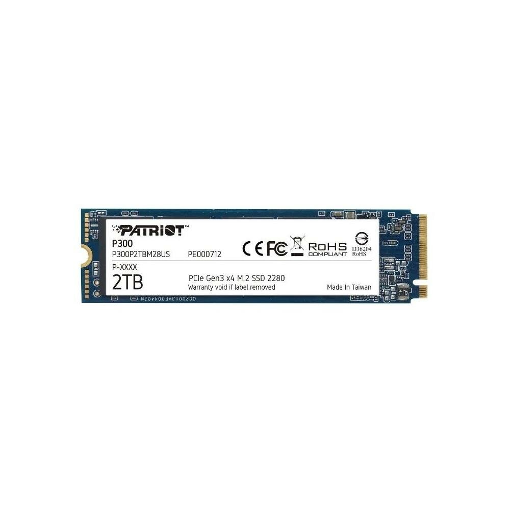 SSD накопитель PATRIOT P300 2ТБ, M.2 2280, PCI-E x4, NVMe - фото №2