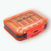 Коробка для мормышек Namazu N-BOX27, тип А - Оранжевая - Двусторонняя