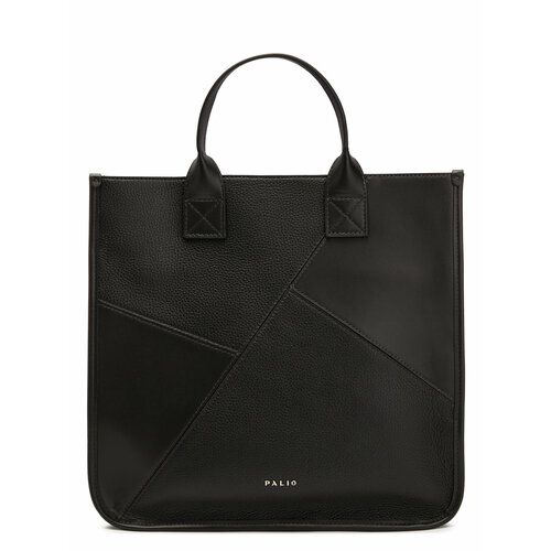 фото Сумка тоут palio, фактура гладкая, черный