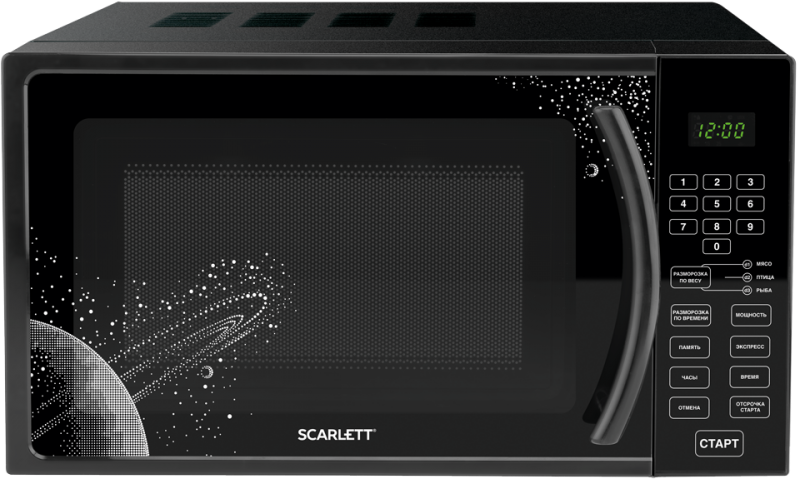 Микроволновая печь Scarlett SC-MW9020S09D (черный)