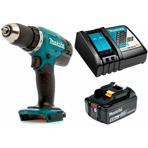 Дрель-шуруповерт аккумуляторная 42Нм 18В LXT Li-Ion 1x6Ач Makita DDF453RG 1724000₽