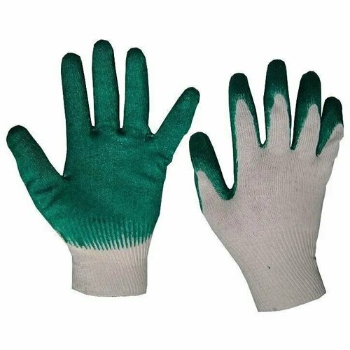 Перчатки хозяйственные - строительные tdm перчатки х б с одинарным латексным покрытием трикотажные 13 sq1016 0102