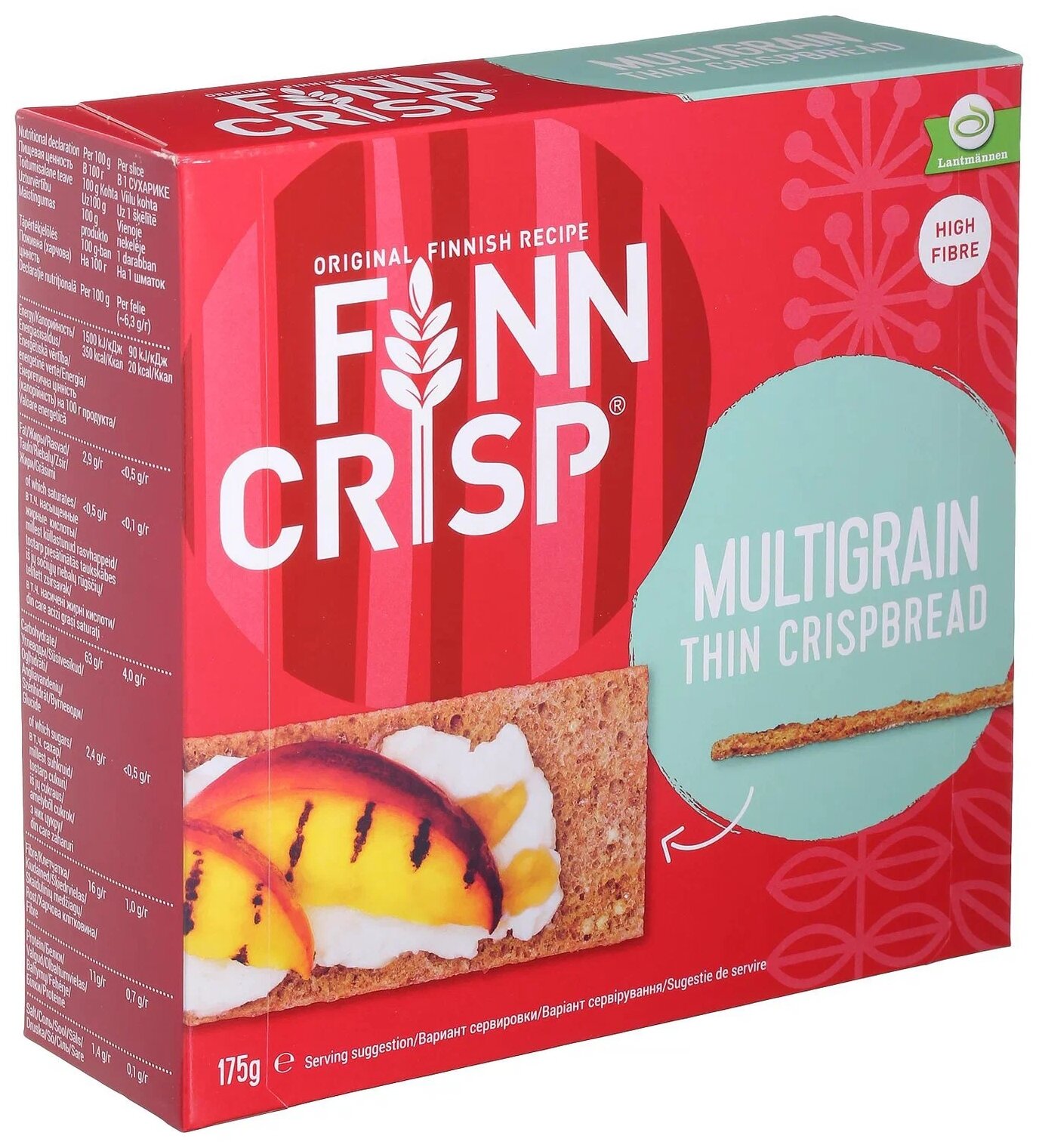 Продукт питания Finn-Crisp Сухарики многозерновые (175 г)