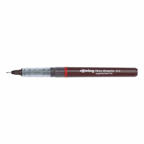 Ручка капилляр. Rotring Tikky Graphic (1904753) d=0.3мм чернила черн.