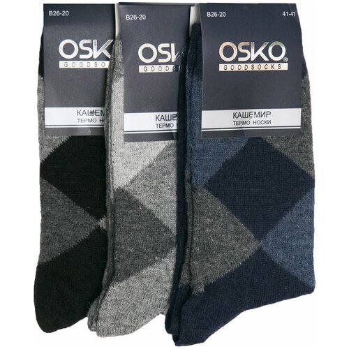 Термоноски мужские кашемир 85%