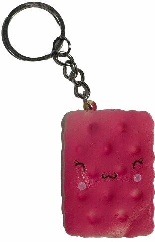 Сквиш-Мялка антистресс на брелоке "Пирожное сэндвич".