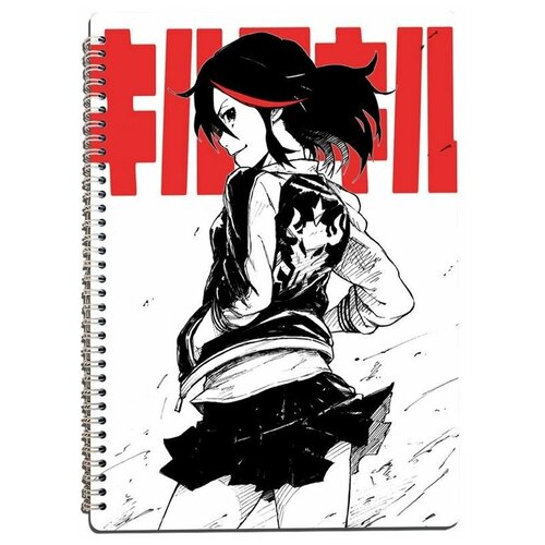 Скетчбук A4 50 листов с деревянной обложкой аниме kill la kill килл ла килл - 1112 скетчбук блокнот a4 50 листов с деревянной обложкой аниме kill la kill килл ла килл 1122