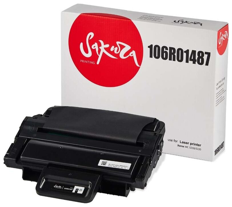 Картридж 106R01487 для Xerox WorkCentre 3220, 3210, 3220dn, 3210n 4100 стр. Sakura