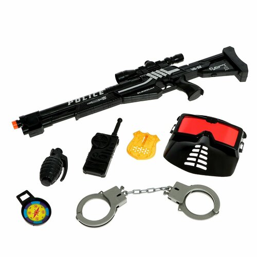 Набор полицейского «Снайпер», 7 предметов набор полицейского снайпер 7 предметов в пакете