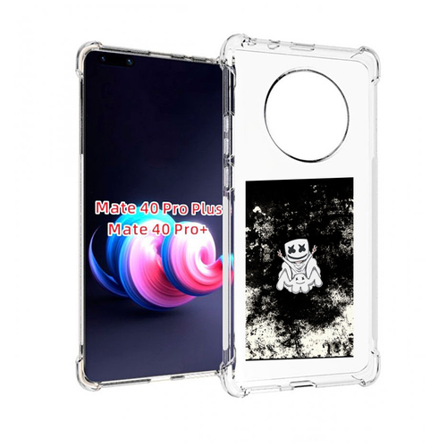 Чехол MyPads маршмеллоу-френдс для Huawei Mate 40 Pro+ Plus задняя-панель-накладка-бампер чехол mypads маршмеллоу френдс для iphone 14 plus 6 7 задняя панель накладка бампер