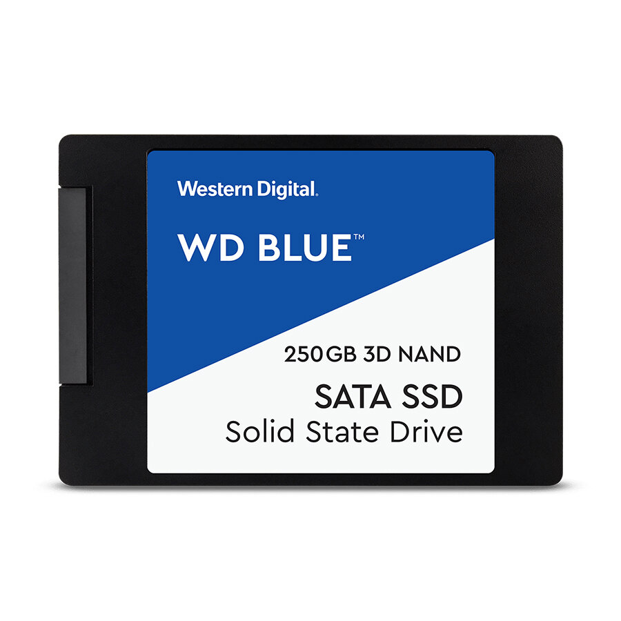 жесткий диск SSD 250ГБ, 2.5", SATA III, Western Digital Blue 3D, WDS250G2B0A - фото №9