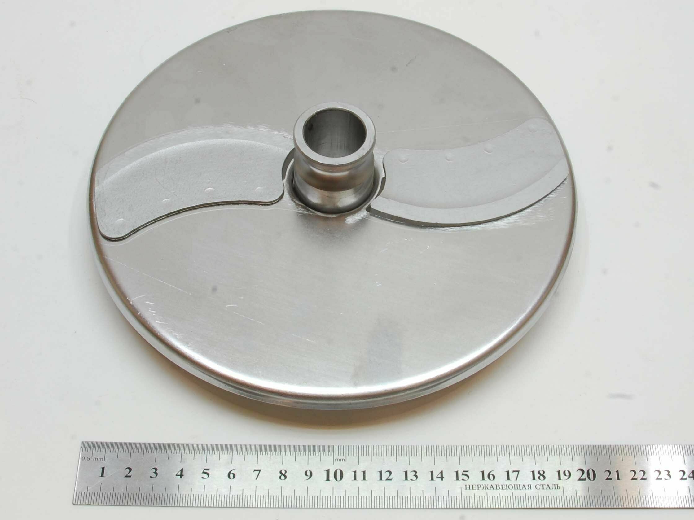 Нож дисковый протирочно-резательной машины Торгмаш УКМ-11 ОМ-300 (колечки, МО.20.000, 2 мм)