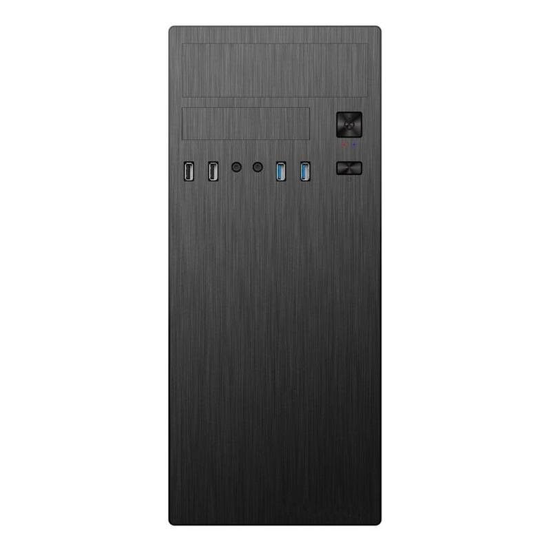 Корпус POWERMAN DA812BK USB3.0 (ATX, 500W PM-500ATX-F, USB3.0x2, USB2.0x2 + Audio, черный) <6131895> - фото №5