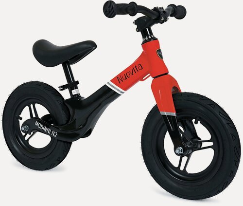 Изображение товара Беговел для детей Nuovita Mobinni N2 Nero Rosso/Красно-черный