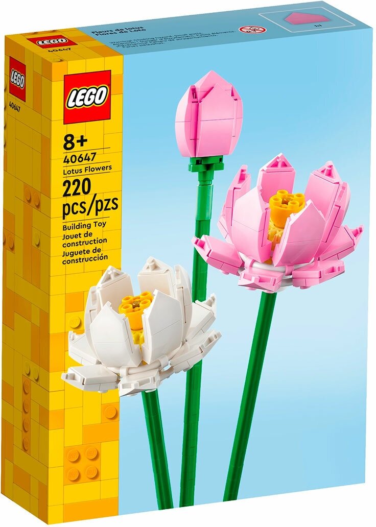 Конструктор LEGO Сувенирный набор 40647 Цветы лотоса, 220 дет.