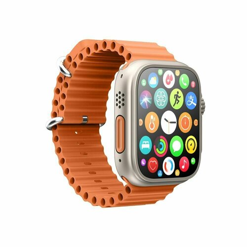Умные часы GS Wear M8 Ultra Max 49mm оранжевый Bluetooth Cпортивные часы 355000₽