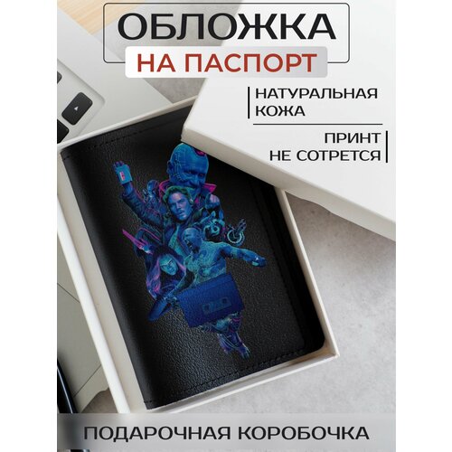 Обложка для паспорта RUSSIAN HandMade, черный рюкзак гамора стражи галактики guardians of the galaxy оранжевый 5