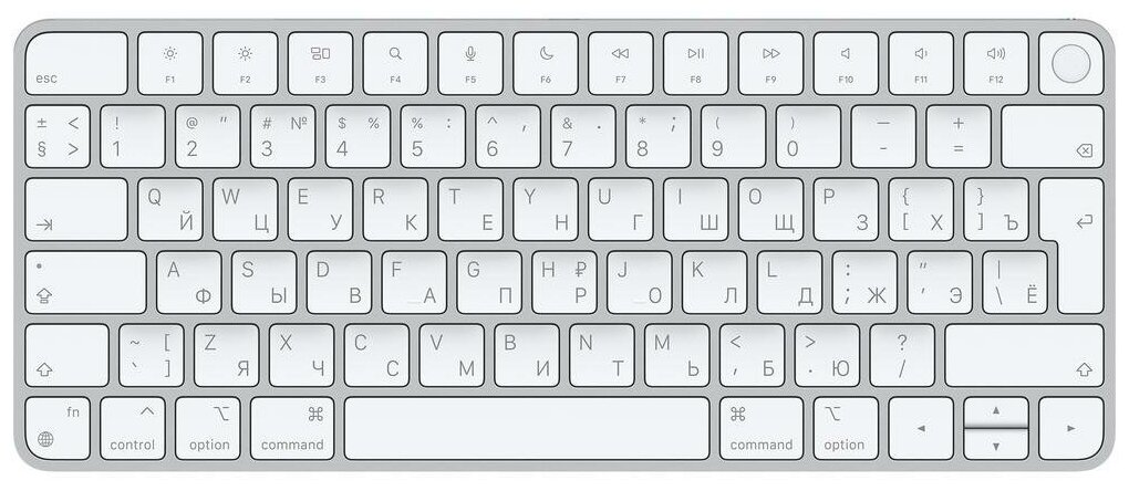 Клавиатура Apple Magic Keyboard with Touch ID for Mac computers with Apple silicon - Russian [MK293RS/A]