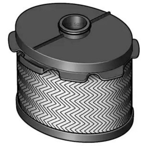 Корпус топливного фильтра CITROEN / PEUGEOT: 1.9D (DW8) 98-09 для фильтра 190648 (C446 PURFLUX)