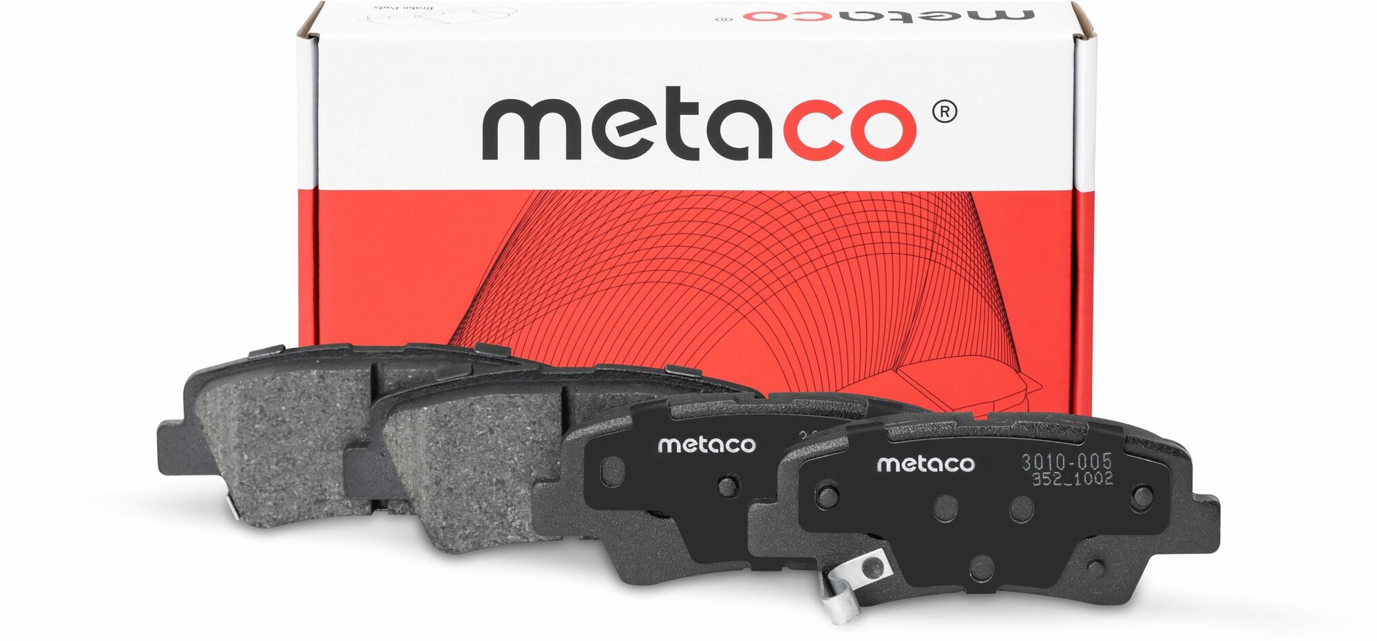Колодки тормозные задние дисковые к-кт Metaco 3010-005