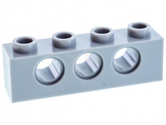 Деталь LEGO 4211441 TECHNIC Кирпичик 1X4, R4,9 (серый) 50 шт.