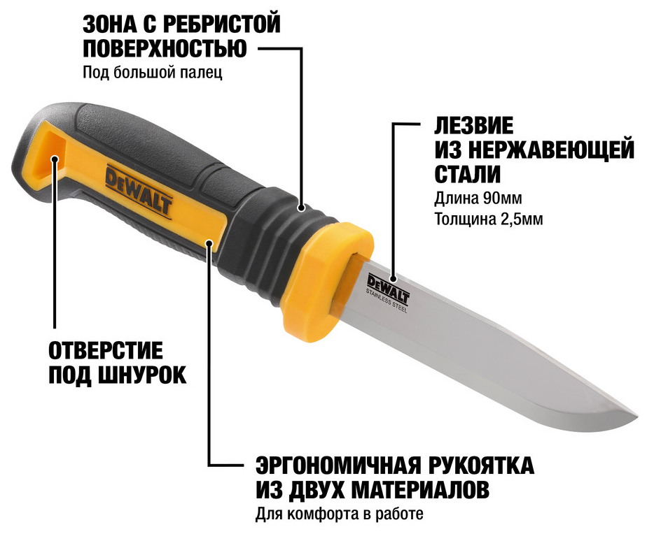 Нож универсальный Dewalt DWHT1-10354