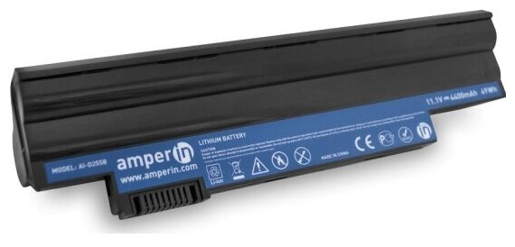 Аккумулятор для ноутбука Amperin AI-D255B для Acer Aspire One D255 11.1V 4400mAh (49Wh) Black