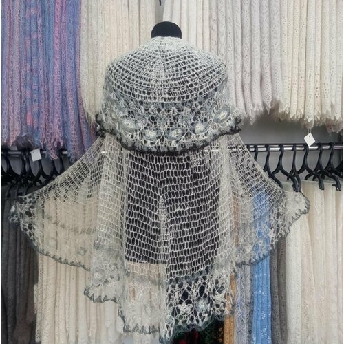 Кардиган, размер 42/50, белый