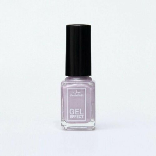 Лак для ногтей с эффектом геля, тон 129, сиреневый перламутровый, 6 мл