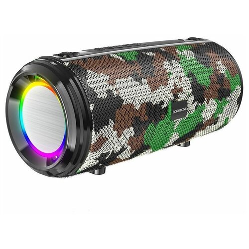 Колонка Borofone BR13 Young Green Camouflage беспроводная колонка borofone br13 young серый