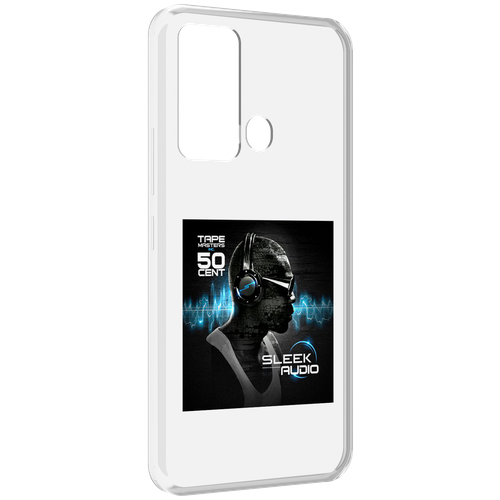 Чехол MyPads 50 Cent - Sleek Audio для ITEl Vision 3 задняя-панель-накладка-бампер