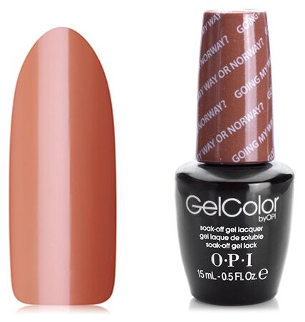 OPI GelColor гель-лак Going my way or Norway, 15 ml