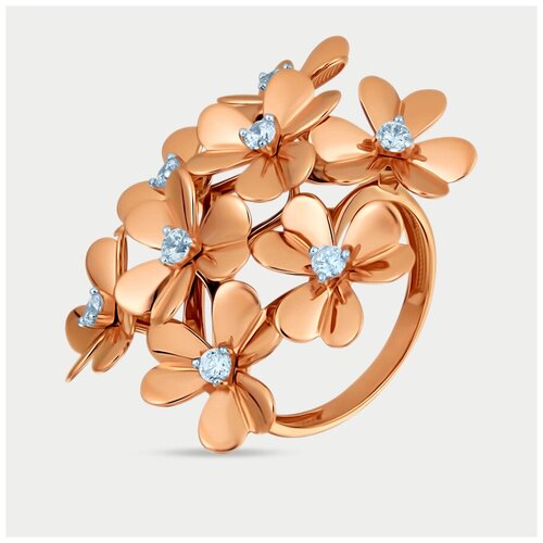 фото Кольцо золотое с фианитами (18,5 / 8,96 / 4500000523777) gold center