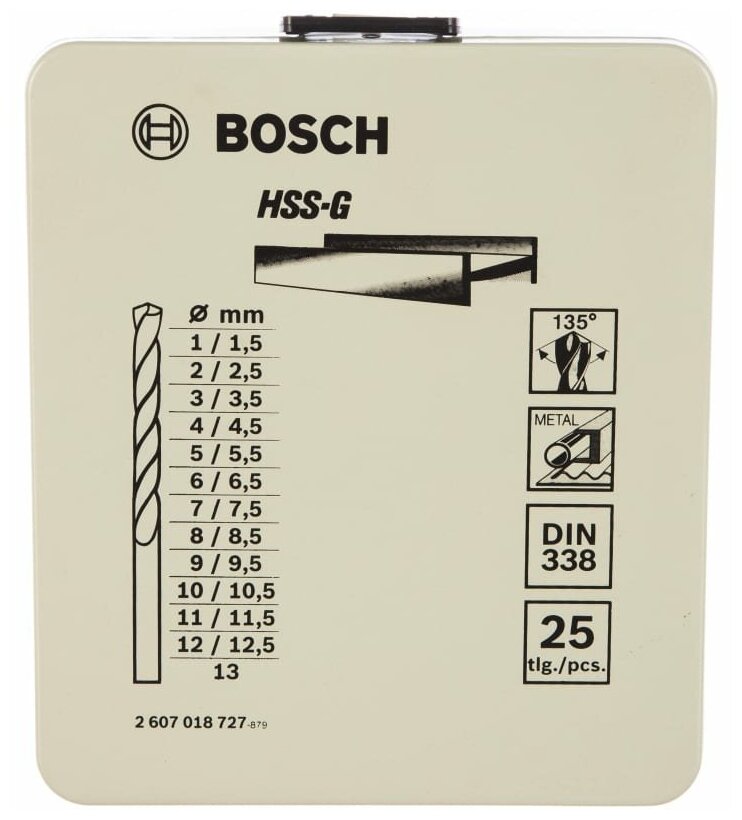 Набор сверл Bosch - фото №3