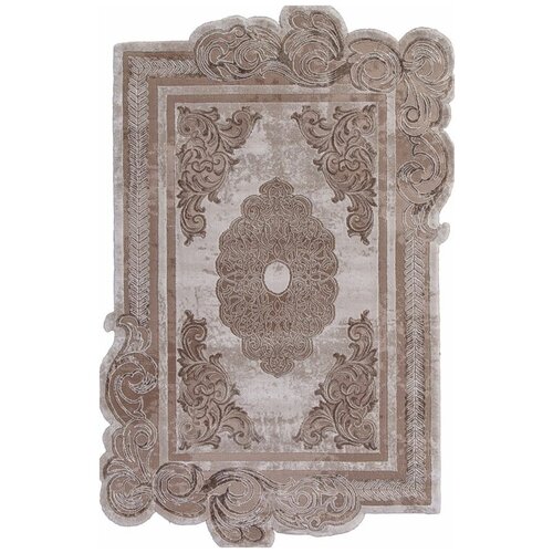 Ковер 00856A - BROWN / BROWN - Прямоугольник - коллекция SAFIR 0.78x1.50