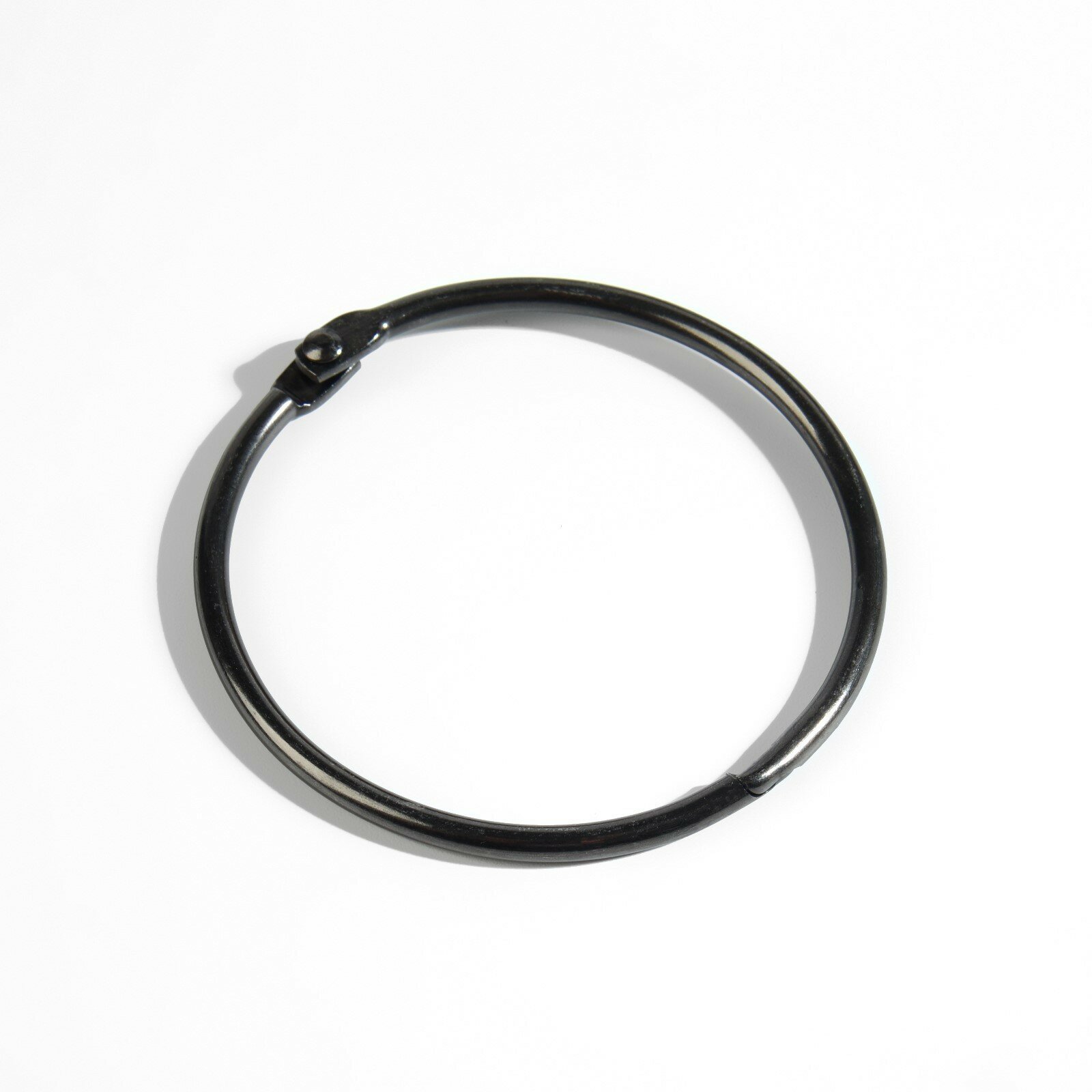 Кольцо для карниза, d = 50/56 мм, 10 шт, цвет чёрный никель - фотография № 2