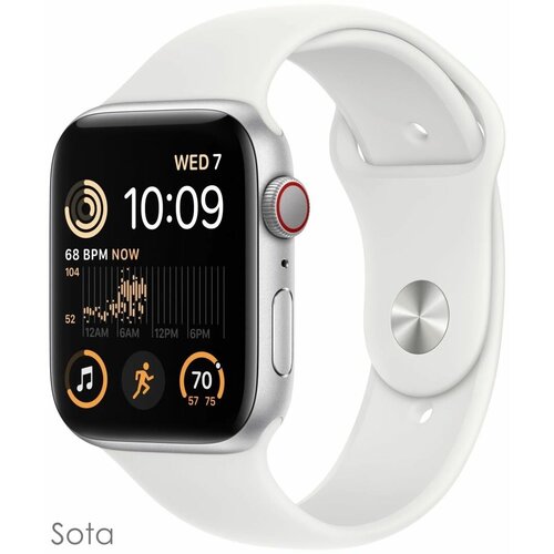 Умные часы Apple Watch Series SE Gen 2 40 мм Aluminium Case silverwhite Sport Band SM 3249900₽