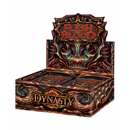 Flesh and Blood TCG: Дисплей бустеров издания Dynasty на английском языке flesh and blood tcg стартовая колода boltyn издания monarch на английском языке