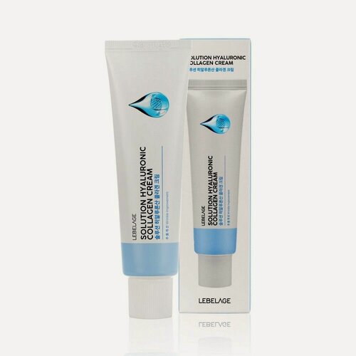 Изображение товара Омолаживающий крем для лица Lebelage "Solution Hyaluronic Collagen Cream" с коллагеном и гиалуроном, 50 мл