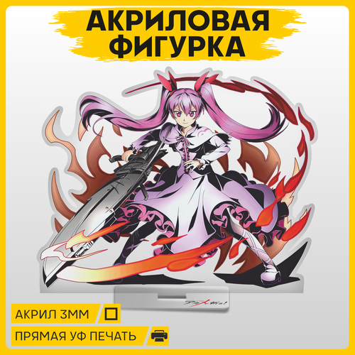 Фигурка из акрила статуэтка Аниме Akame ga Kill! Убийца Акамэ 15х12см