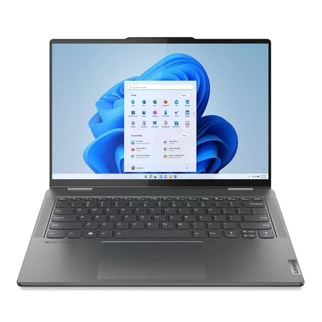 Ноутбук Lenovo Ryzen 7 7735U/16GB/512GB SSD/Radeon 680M graphics/14" 2.2K IPS touch/WiFi/BT/cam/Win11Home/storm grey - фото №3