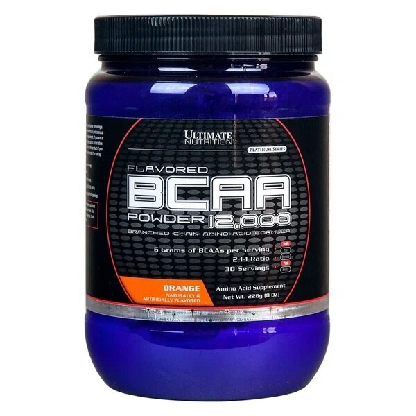 Ultimate Nutrition BCAA Powder 12000 228 гр (Ultimate Nutrition) Апельсин