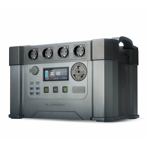 Портативная автономная электростанция ALLPOWER 1500Wh 405405mAh 4000W Аккумуляторная батарея 2855100₽