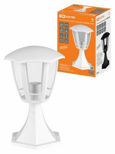 Садово-парковый светильник Tdm Electric TDM Elecric "сити" НТУ 07-60-003 У1 6-ти гранник напольный белый, SQ0330-1319