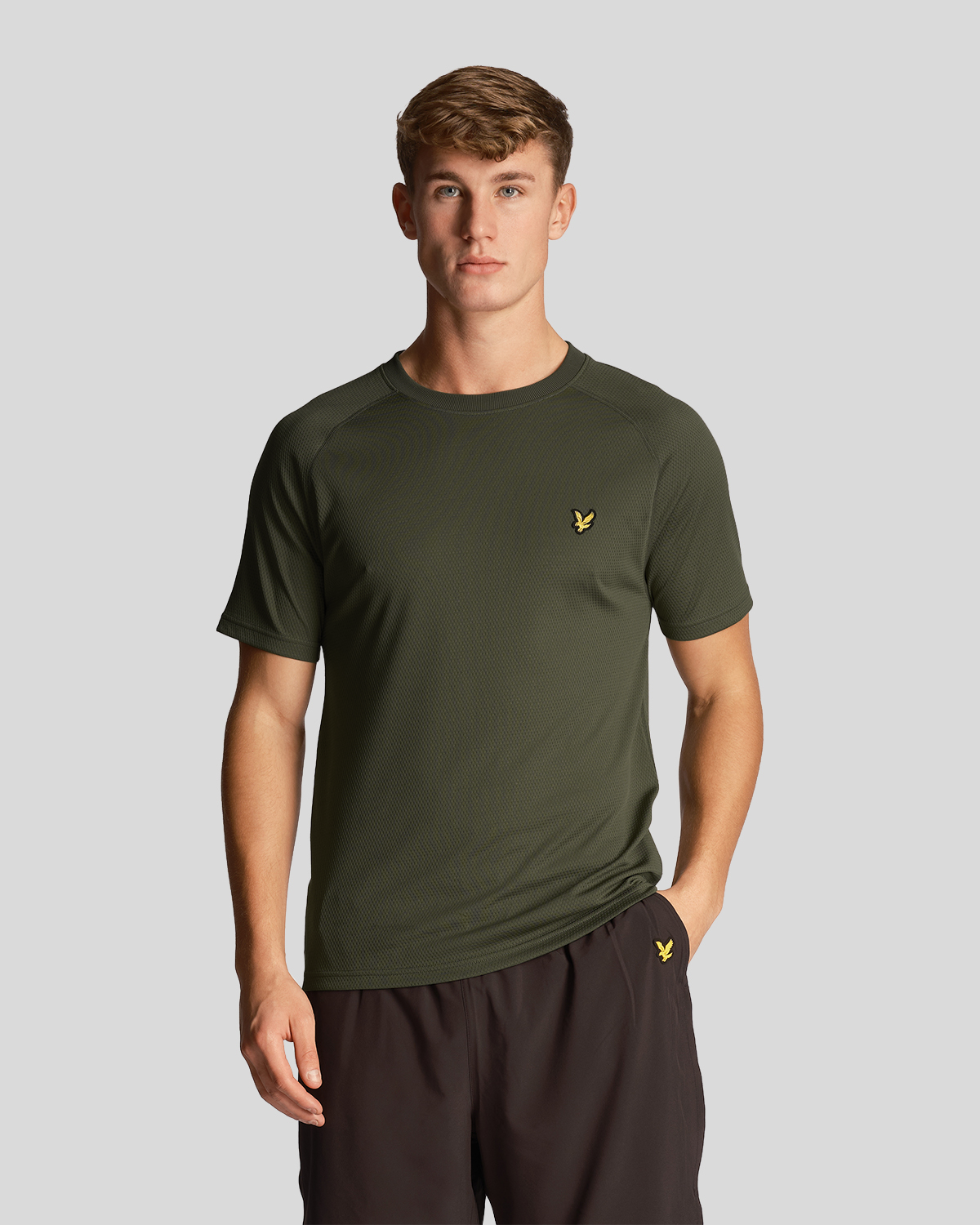 фото Футболка Lyle & Scott "Core Raglan" мужская спортивная однотонная