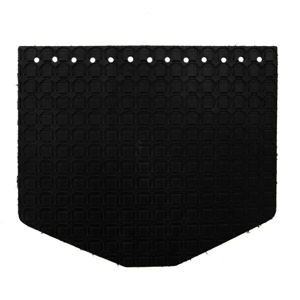 Крышечка для сумки Подкова, 19,4см*16,5см, дизайн №2030, 100% кожа (черный)