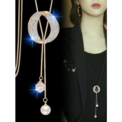 Подвеска LERO искусственный камень золото 980₽